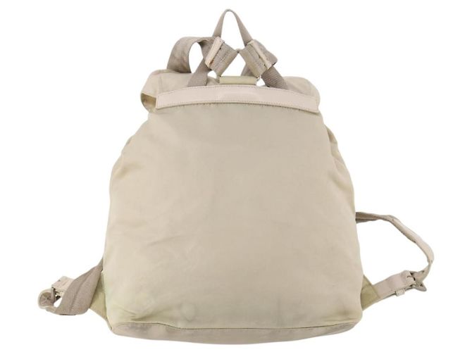 PRADA Backpack Nylon White Silver Auth bs33253 Silvery - view 2