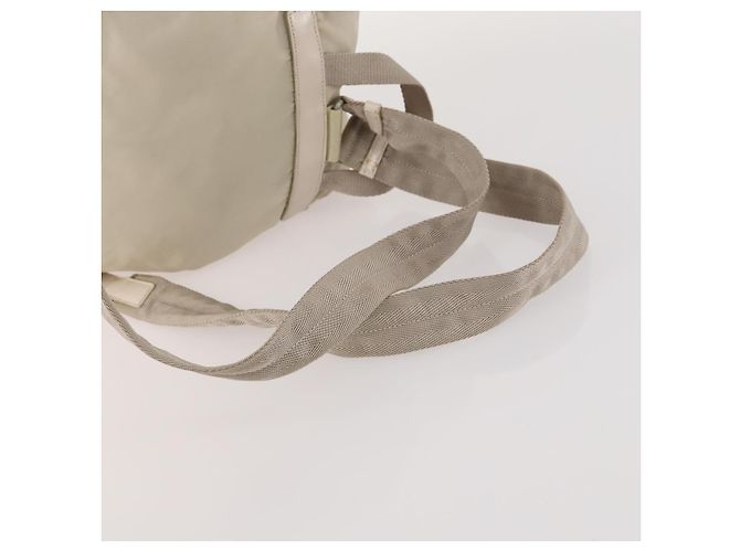 PRADA Backpack Nylon White Silver Auth bs33253 Silvery - view 8