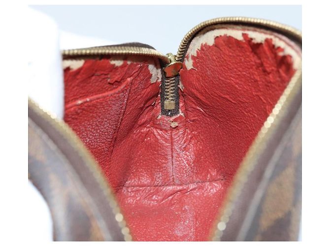 LOUIS VUITTON Kosmetiktäschchen PM Damier Ebene N47516 Authentisch LNZ126 - Ansicht 18