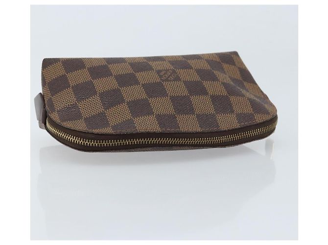 LOUIS VUITTON Kosmetiktäschchen PM Damier Ebene N47516 Authentisch LNZ126 - Ansicht 5