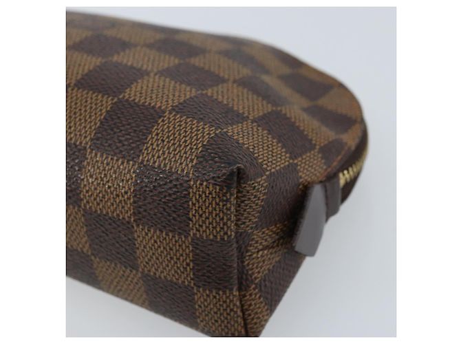 LOUIS VUITTON Kosmetiktäschchen PM Damier Ebene N47516 Authentisch LNZ126 - Ansicht 7
