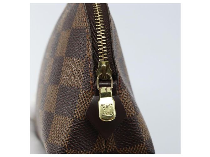 LOUIS VUITTON Kosmetiktäschchen PM Damier Ebene N47516 Authentisch LNZ126 - Ansicht 8