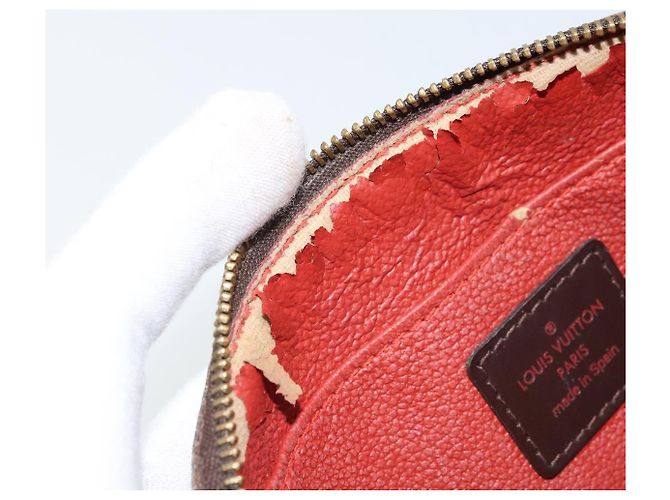 LOUIS VUITTON Kosmetiktäschchen PM Damier Ebene N47516 Authentisch LNZ126 - Ansicht 9