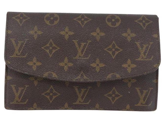 LOUIS VUITTON Pochette Rabat Monogram 20 Borsa Clutch M51935 LV Auth BA11156 Monogramma - vista 13