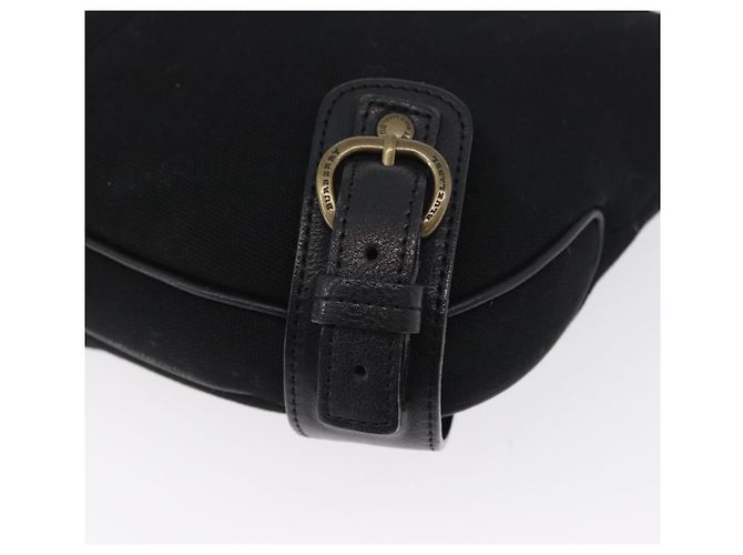 Borsa a Spalla Burberry in Tela e Pelle Nera Auth fm5219 Nero - vista 14