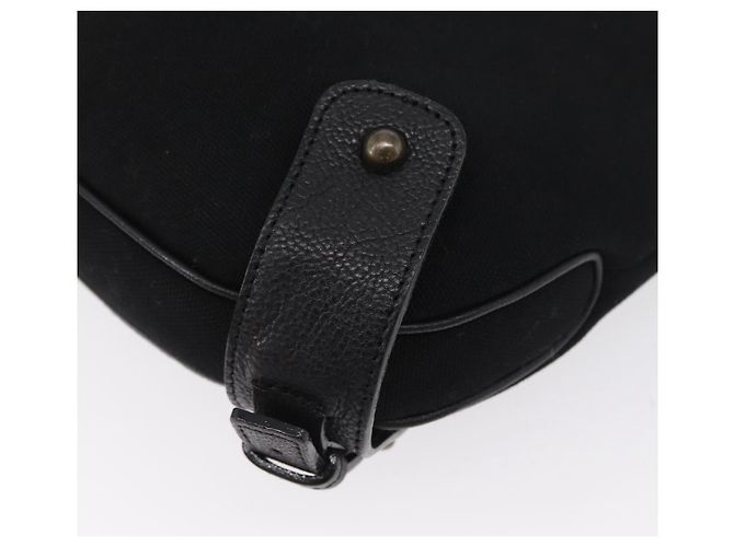 Borsa a Spalla Burberry in Tela e Pelle Nera Auth fm5219 Nero - vista 16