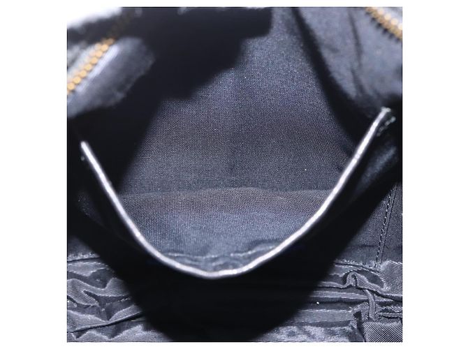 Borsa a Spalla Burberry in Tela e Pelle Nera Auth fm5219 Nero - vista 21