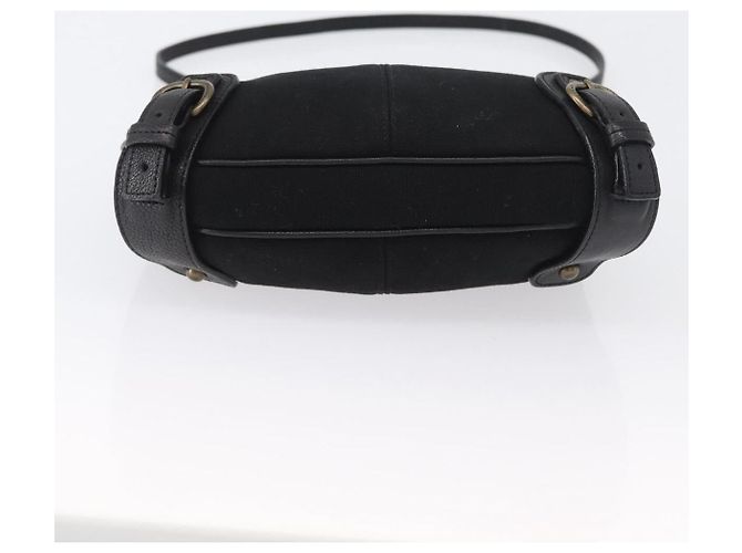 Borsa a Spalla Burberry in Tela e Pelle Nera Auth fm5219 Nero - vista 5