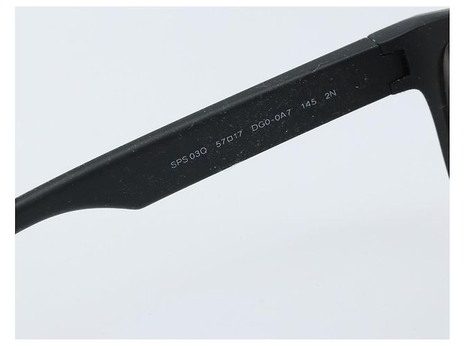 Gafas de sol PRADA de plástico negras Auth bs33599 Negro - vista 10