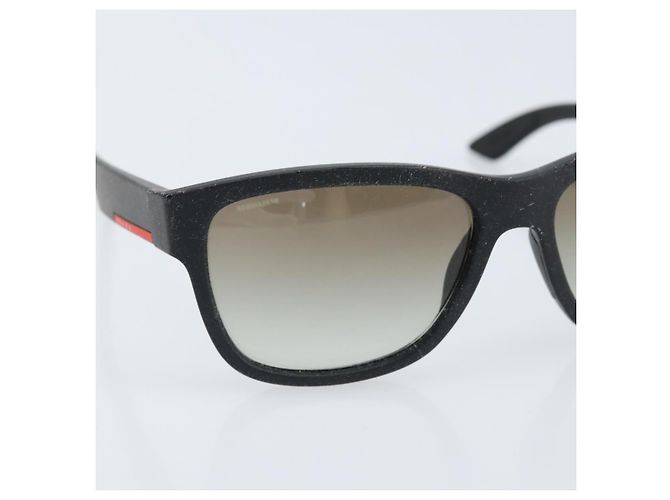 Gafas de sol PRADA de plástico negras Auth bs33599 Negro - vista 6