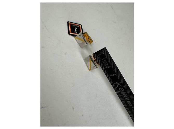Set di gemelli e fermacravatta vintage Yves Saint Laurent in argento - vista 8