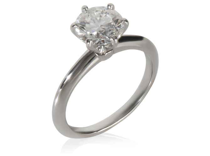 Verlobungsring mit rundem Brillanten von 1,59 ct von Tiffany & Co. - Ansicht 2