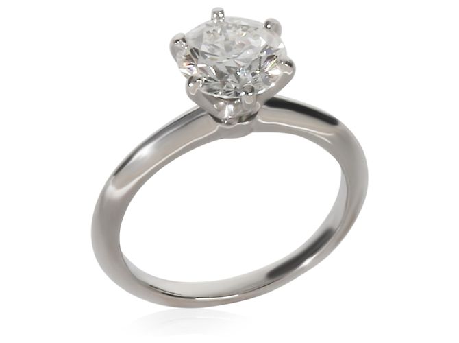 Verlobungsring mit rundem Brillanten von 1,59 ct von Tiffany & Co. - Ansicht 5
