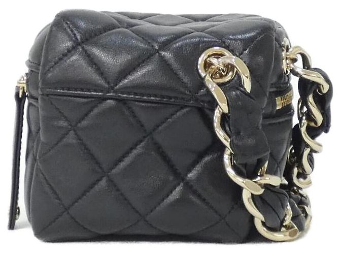 Pochette in pelle di agnello nero Chanel AP2803 - vista 2