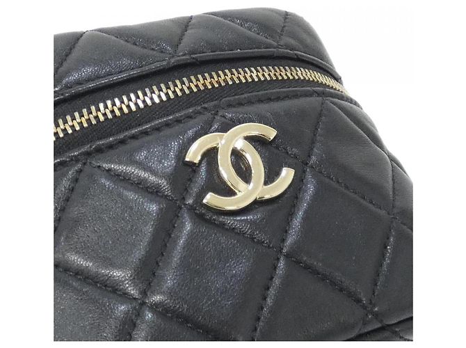 Pochette in pelle di agnello nero Chanel AP2803 - vista 5