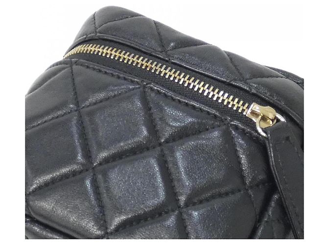 Pochette in pelle di agnello nero Chanel AP2803 - vista 6