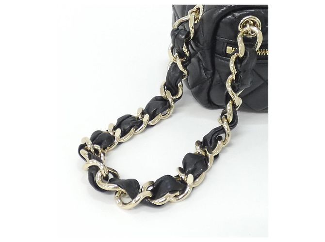 Pochette in pelle di agnello nero Chanel AP2803 - vista 7