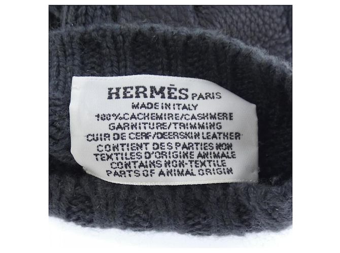 Luvas Clou de Selle BOLTIMORE da Hermès Azul marinho - vista 3