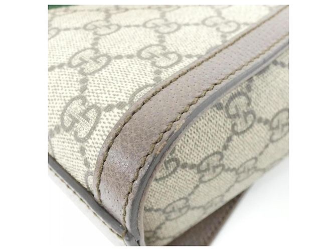 Bolso de mano Gucci Ophidia Castaño Beige - vista 3