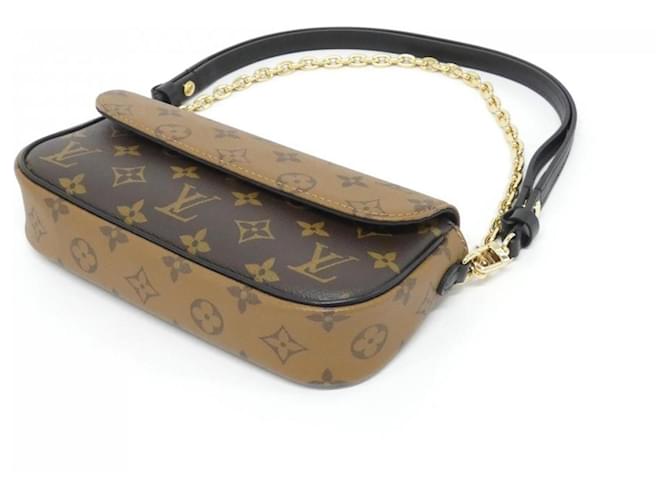 Ivy Borsa a Spalla Monogram Reverse Louis Vuitton Marrone - vista 3
