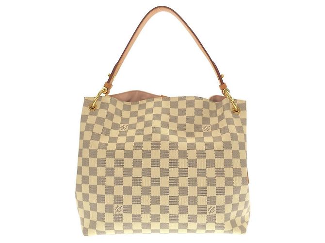 Borsa a Spalla Graceful PM Damier Azur di Louis Vuitton Blu - vista 2