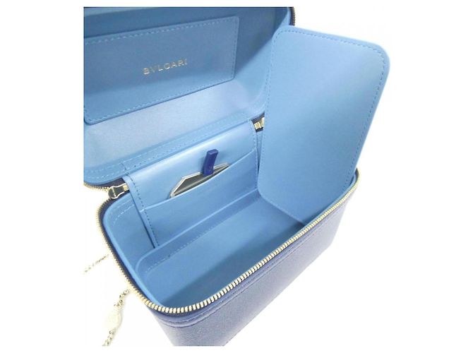 Bulgari Borsa Bvlgari Serpenti Forever Blu navy - vista 8