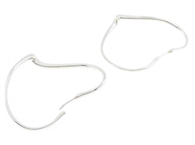 Tiffany & Co Orecchini a cerchio Open Heart di Tiffany Argento - vista 3
