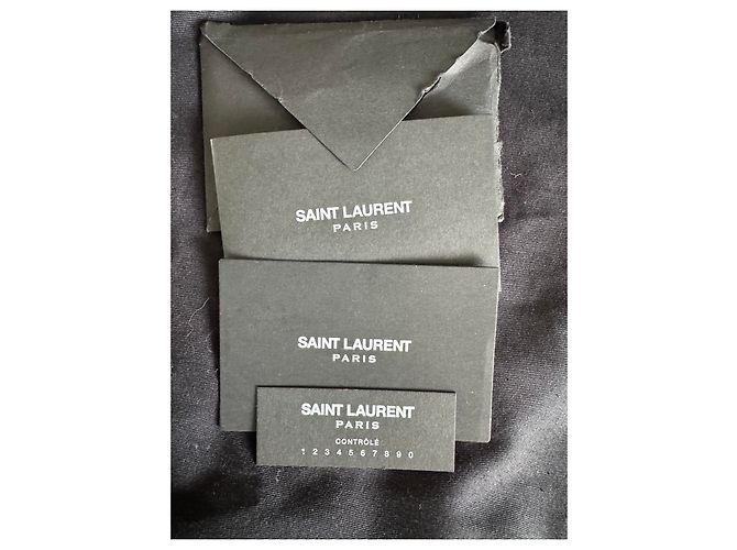 Sac de Jour piccolo Saint Laurent Grigio Gold hardware - vista 12