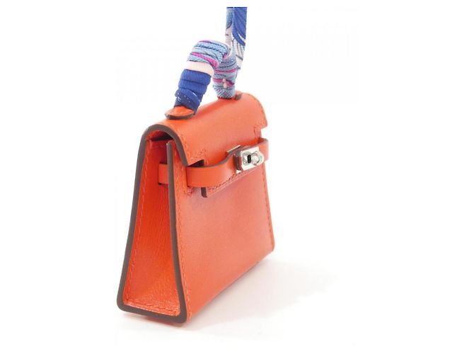 Charm per borsa accessorio mini Twilly Kelly di Hermès Argento - vista 4