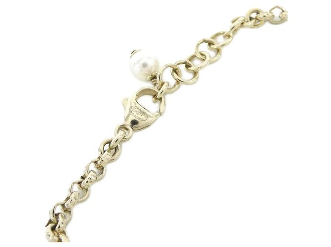 Bracciale charm Chanel in oro, rosa e bianco D'oro - vista 4