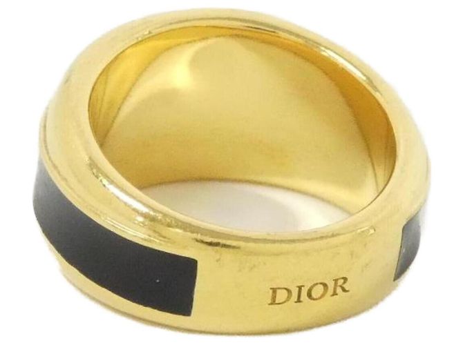 Anello Band Christian Dior R1255ODELQ Nero D'oro - vista 3