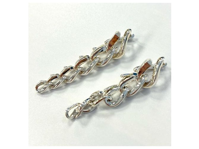 Brincos Forged Drop Link da Tiffany & Co. Prata - vista 2