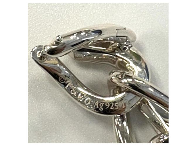 Brincos Forged Drop Link da Tiffany & Co. Prata - vista 4
