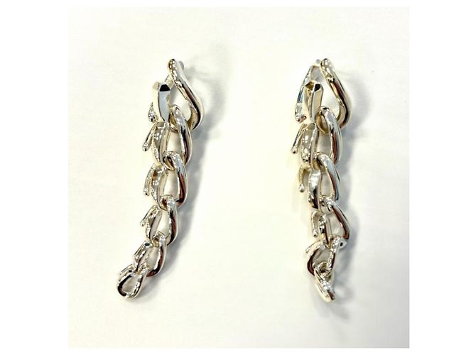 Brincos Forged Drop Link da Tiffany & Co. Prata - vista 6