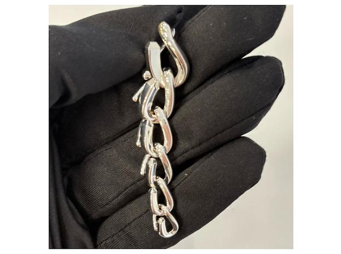 Brincos Forged Drop Link da Tiffany & Co. Prata - vista 7