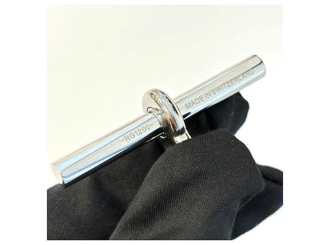 Ring Portachiavi in argento rodiato Chaine d'Ancre di Hermès - vista 5