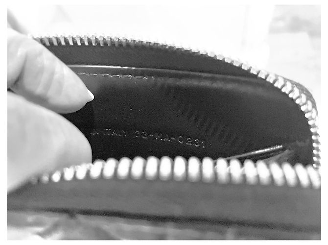 Christian Dior Cartera / Tarjeta Caro Scarlett Negro - vista 6