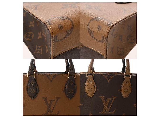 Borsa OnTheGo PM Monogram Reverse Louis Vuitton Marrone - vista 9