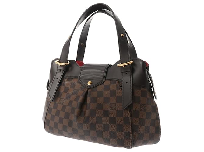 Borsa Louis Vuitton Damier Sistina PM Marrone - vista 3