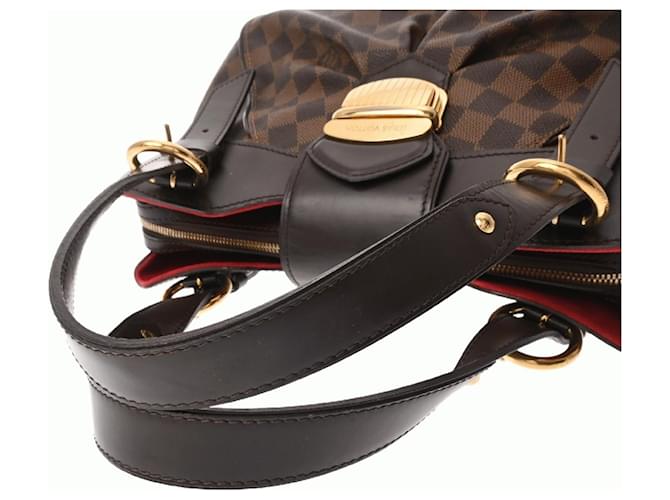 Borsa Louis Vuitton Damier Sistina PM Marrone - vista 4