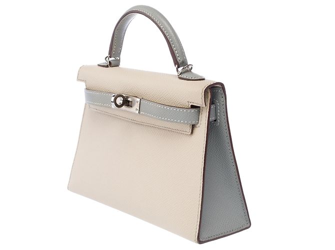 Hermès Bolso HERMES Kelly Mini en Cuero Beige - 103361 - vista 5