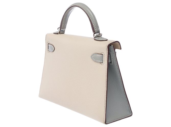 Hermès Bolso HERMES Kelly Mini en Cuero Beige - 103361 - vista 6