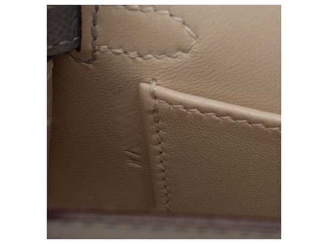 Hermès Bolso HERMES Kelly Mini en Cuero Beige - 103361 - vista 8