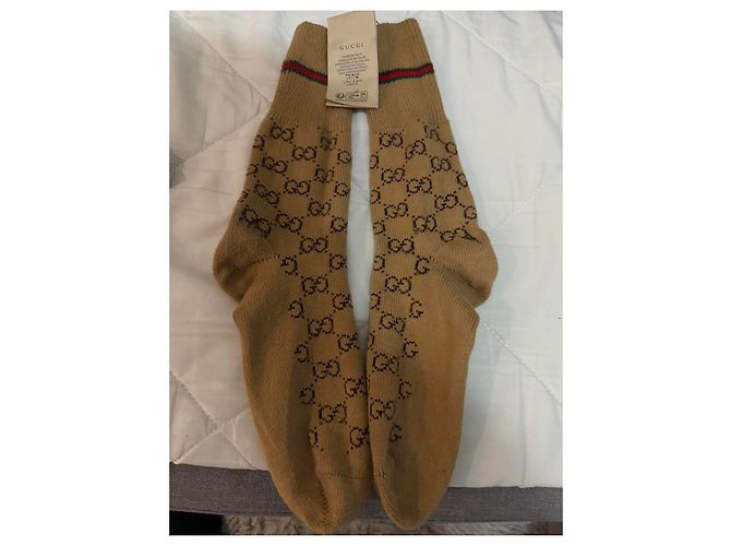 Gucci GG-Socken aus Mischwolle Beige - Ansicht 3