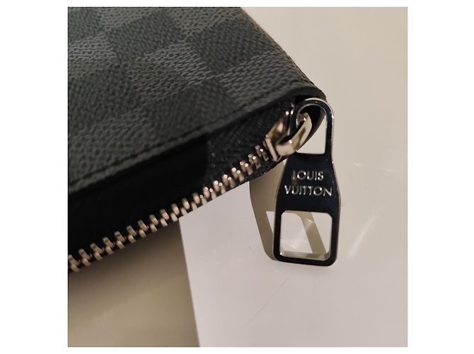 Louis Vuitton Damier Graphite Wallet Black Dark Grey - view 8