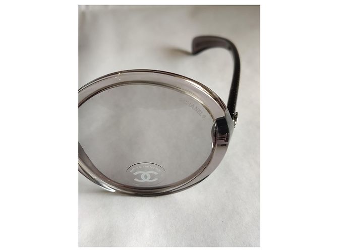 Chanel Sonnenbrille rund grau - Ansicht 10