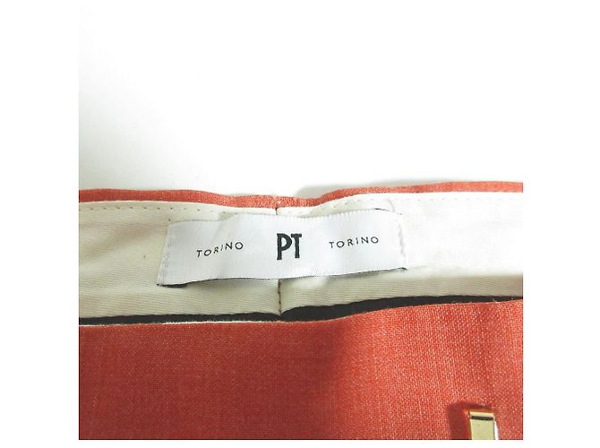 Autre Marque Pantalones de mezcla de lana PT TORINO Naranja - vista 5