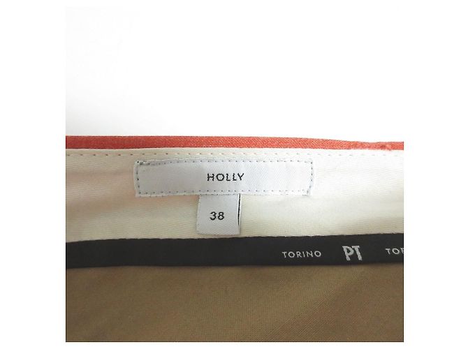 Autre Marque Pantalones de mezcla de lana PT TORINO Naranja - vista 6