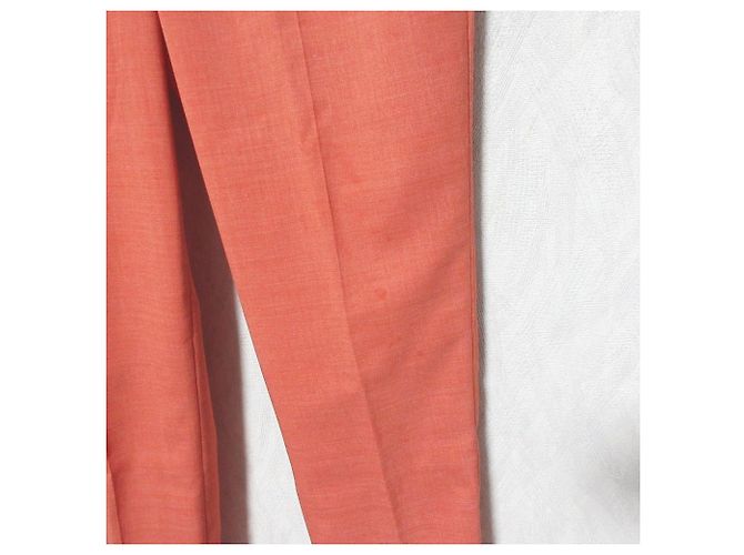 Autre Marque Pantalones de mezcla de lana PT TORINO Naranja - vista 8