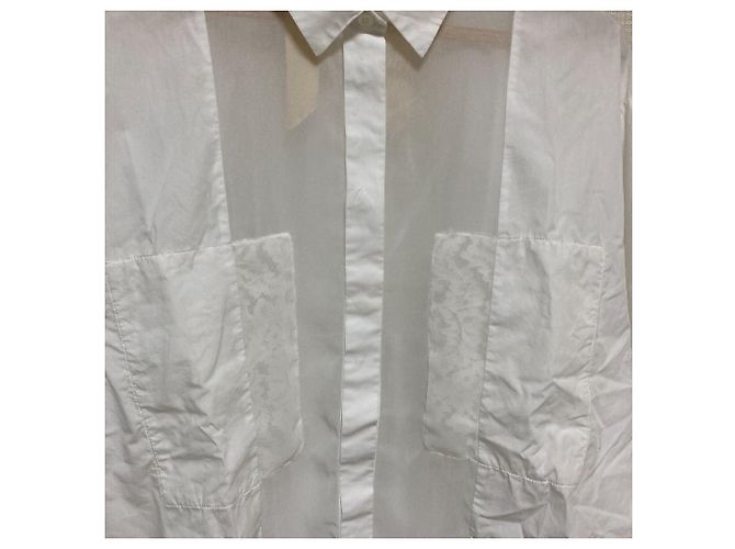 Autre Marque Camicia a maniche lunghe in pizzo N°21 Bianco - vista 2